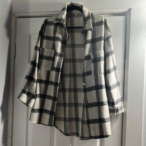 Plaid shacket